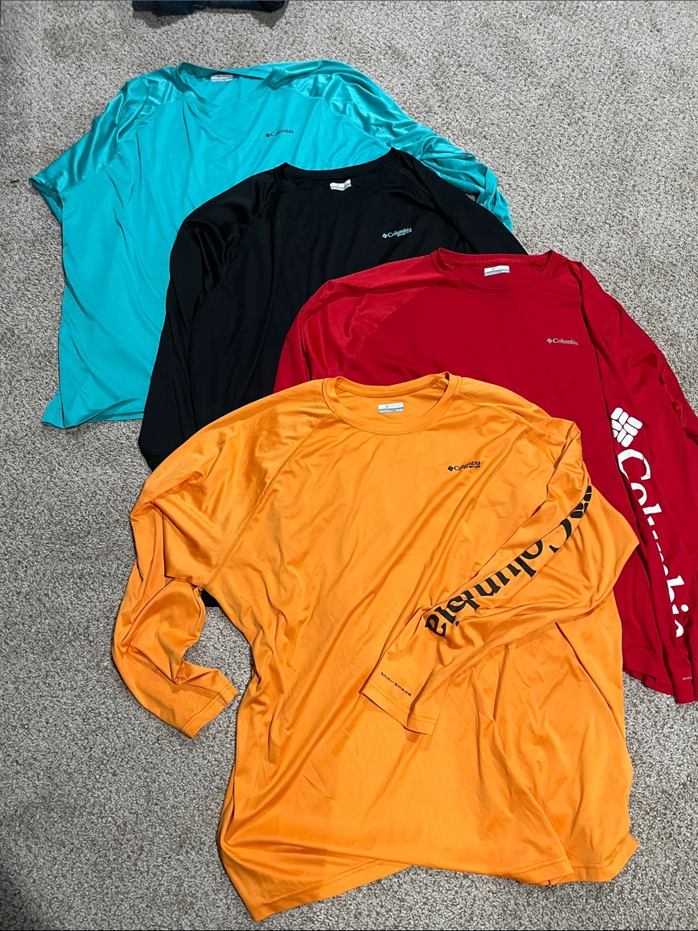 Columbia Men's Long-Sleeve Performance Shirt - Orange
